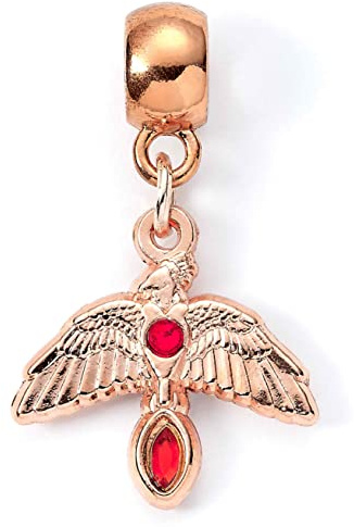 Carat Shop Offizieller Harry Potter Fawkes, rosévergoldet, ca. 35 mm, rosévergoldet