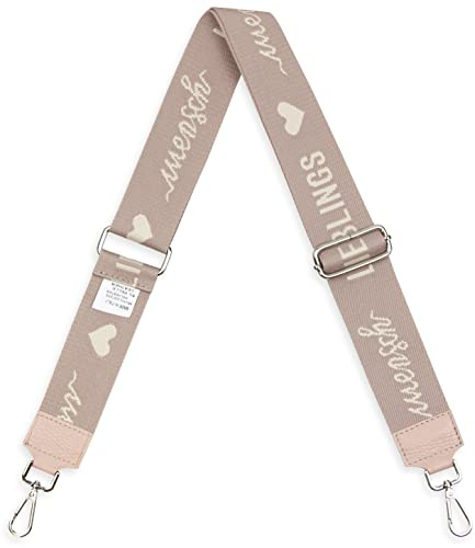 Schultergurt 5cm breit, Made in Italy, Schulterriemen für Taschen und Handtaschen, verstellbarer Taschengurt für Damen und Herren, DIY Zubehör Lieblingsmensch Rosa