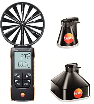 TESTO Anémomètre à hélice 100mm et Jeu de cônes 417 kit 1-TESTO-0563 1417