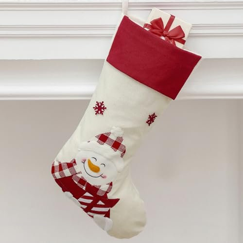 WOMB Weihnachtsstrumpf, personalisierter Name, Familien-Weihnachtsstrumpf, Weihnachtsstrumpf, Urlaubs- und Familienstrumpf für Kamin, Weihnachten, Urlaub, Party-Dekoration (D, benutzerdefinierter