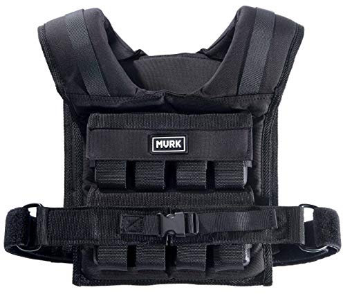 MVRK Verstellbare Gewichtsweste für Herren, 12,7 kg – Gewichtete Trainingsweste mit Eisengewichten, strapazierfähige Gewichtsweste für funktionelles Training, schlankes Design, gewichtete Laufweste,