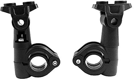 Peowuieu - Soporte para faro de motocicleta, soporte para faro antiniebla, soporte LED para faro adicional para R1200GS F800GS/F700GS
