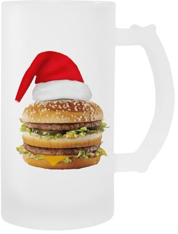 Christmas Big Mac Glas-Bierbecher Mit Henkel