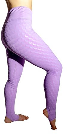Sticky Moon Pole Dance Leggings mit Griff/Aerial Leggings mit Griff/Pole Dance Kleidung/Bunte Tanz-Leggings .., Lavendel, XS/L