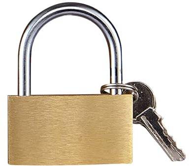 Robuste Vorhängeschlösser aus massivem Messing mit den gleichen Schlüsseln, 4 Stück, wetterfester Körper, 30-mm-50-mm-Bügel, Outdoor-Schloss mit Schlüssel, Sicherheit mit unseren Vorhängeschlössern mi