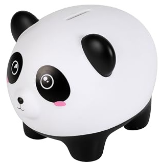 I-TOTAL® - Salvadanaio Divertente Decorativo/Portamonete in Plastica - Idea Regalo (PANDASTIC)