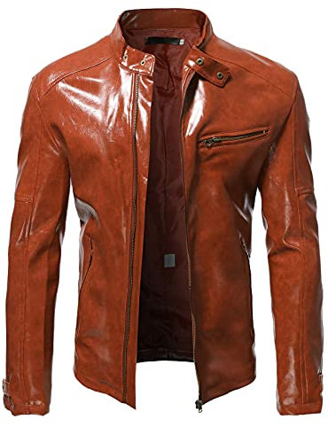SRZYMJ Lederjacke Herren Braun Lederjacken Fleecejacke Herren Dünn Leicht Grün Kapuzenpullover Für Herren Radjacke Herren Sommer Outdoor Softshelljacken Für Herren L Regenjacke Motorrad Herren