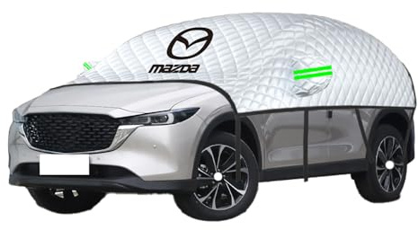 SAXCXCS Couverture Pare Brise Avant Voiture, pour Mazda CX-90 2023- Protège Pare Brise Hiver,Antineige, Antigel, Protection Solaire, Pare-poussière,C