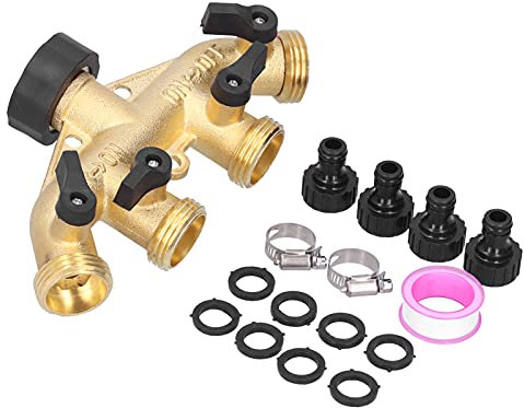 G3/4 Wasserschlauch-Splitter, Gartenschlauch-Adapter, Sprinkler-Anschluss, Verteiler für Wasserhahn