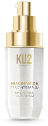 KU2 Cosmetics Niacinamide Serum Gesicht, 30 ml | Gegen Unreinheiten & große Poren, Ausgleichender Teint, Gesichtsserum gegen fettige & unreine Haut