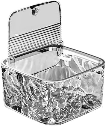 Contenitore per fermagli per capelli, contenitore per piccoli oggetti con coperchio, supporto per forcine, porta cravatte per fascia, fiocchi, fermagli per capelli