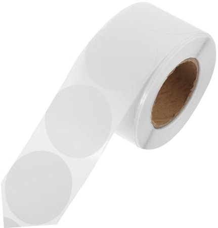 SECFOU Rouleau D'étiquettes Surface Lisse Autocollantes Thermiques Blanches en Papier pour Envois Rapides