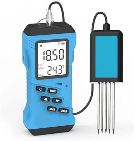 Misuratore ph Terreno, Misuratore di umidità del terreno rapido 7 in 1, azoto, fosforo, potassio, tester di nutrienti