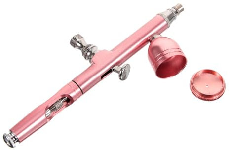 Gadpiparty Cake Airbrush Kit with Compressor for Dessert Baking and Cake Decoration, Handheld Portable Air Brush in Rose Gold for Pastry Artists and Home Bakers