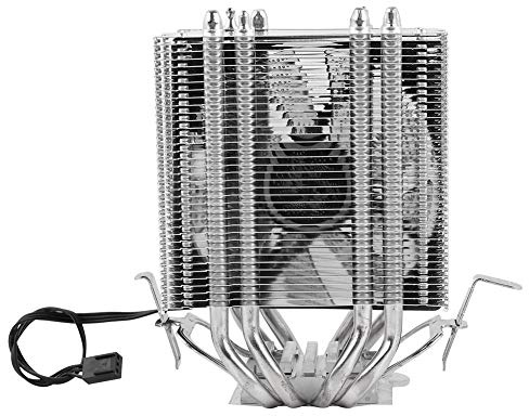 KIMISS Disipador de Calor del Refrigerador del Radiador del Ventilador de la CPU de 4 Tubos de Calor de Alto Rendimiento para LGA 1366 1155 775 Electrónica de Alta Eficiencia