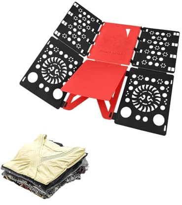 Vastsea Faltbrett für Kleidung, Wäschefalter für Hemden, Verstellbares Faltbrett, Falthilfe für Wäsche, für Hosen, Shorts, Schlafanzüge, T-Shirts, und mehr.
