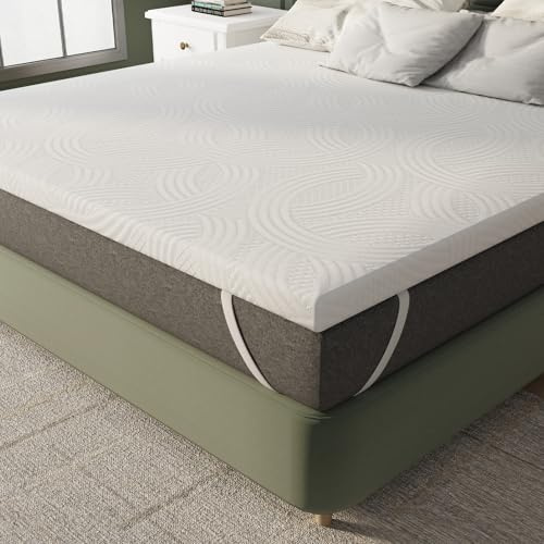 Novilla Matratzen Topper 120x200 H2/H3, 7.5 cm Höhe Kaltschaum, Oeko-TEx | Hochdichter Schaumstoff, atmungsaktiv, stützend, beidseitig bewohnbar, mit Befestigungsriemen, abnehmbar, maschinenwaschbar
