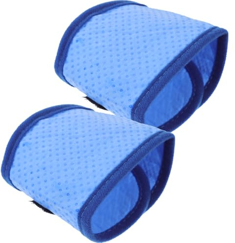 INOOMP 2pcs Pet Cooling Collar Dog Cooling Ice Scarf Non Woven Fabric Summer Everyday Wear for Puppy and Dog