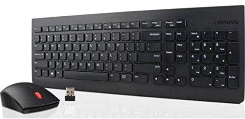 Lenovo 4X30M39471 Essential Wireless Tastiera & Mouse Combo (layout francese canadese), Nero