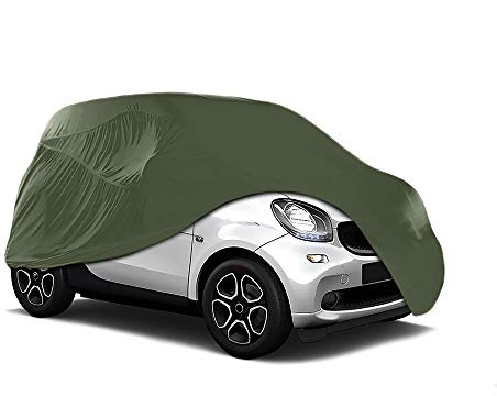 Xtremeauto™ Universal Breathable Indoor Garage Showroom Super Soft Dust Proof Car Cover (Green, Small : 390x139x115cm)