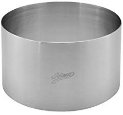 Ateco 48706 Moule à gâteau rond en acier inoxydable