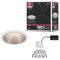 Paulmann 93409 LED Einbauleuchte Cole rund incl 1x6,5W dimmbar Einbaustrahler Weiß, Silber Einbaulampe Kunststoff, Alu Zink Deckenspot 2700K