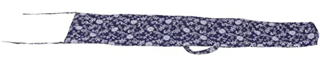 Guzheng Schutzhülle aus Baumwollstoff mit Retro Blumenmuster Blau | Aufbewahrungstasche für Guzheng, Gepolstert und Stoßhemmend, Klassische Beuteltasche für Transport