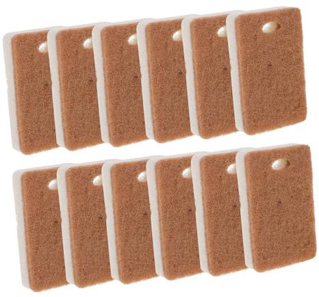 Gatuida 12St Küchenschwamm Spülschwammtuch Fensterschwamm Möbelschwamm Schwämme Geschirrspülmaschinen küche Schwamm pad Mehrzweck Wäscher Geschirrspüler Scheuerschwamm Kratzfest Sisal