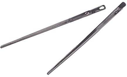 2 aghi per allacciatura in pelle, a doppio rebbio, da cucina, ago Lok-Eye, accessori per utensili per la lavorazione del cuoio