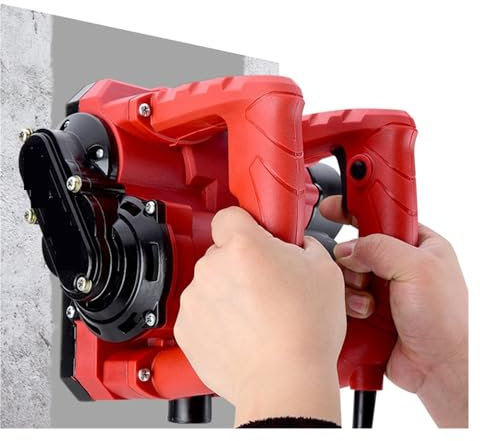 Pialla elettrica a mano Pialla elettrica da muro Stucco Senza polvere Ristrutturazione del muro di cemento Sshovel Grigio Macchina Pala automatica Strumento da parete 1600W / 2680W Senza sforzo sul tu