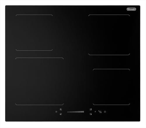 YLI 61 BG - Piano cottura ad induzione, 4 fuochi, 60 cm, Nero