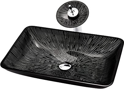 Badezimmer-Waschbecken, Unterbauwaschbecken, Badezimmer-Waschbecken, Waschbecken aus gehärtetem Glas, Hotelbadezimmer, Kunst-Utensilien-Waschbecken mit Wasserha