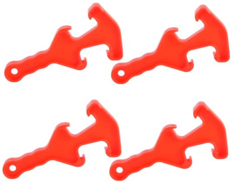 ABOOFAN 4piezas Abre Tapas De Cubos y Latas De Abridores De Plástico Para Pintura y Uso Industrial Herramienta Práctica Para Remover Tapas Sin Esfuerzo