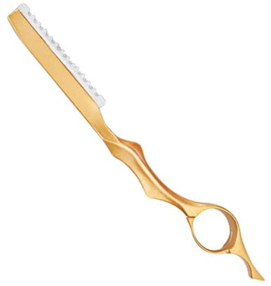 WRITWAA 1 Stück Haar Dünner Rasiermesser Zum Schichten Von Haaren Rasiermesser Schneiden Haarstyling-rasierer Haar Ausdünnender Rasierer Golden