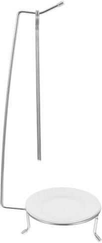 COLLBATH Set Di Supporto Per Spiedini in Acciaio Inossidabile Supporto Per Spiedini Da Barbecue Per Cucina Per Picnic E Campeggio Sospeso Per Feste E Eventi Aperti