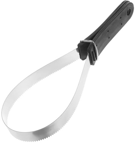 Pferdebürste zum Entfernen von Fellverlust Pferdehaarschaber Edelstahl | Pvc Griff, Rostfrei und Robust, für Pferdepflege, Handliches Pflegewerkzeug Zufällige Farbe
