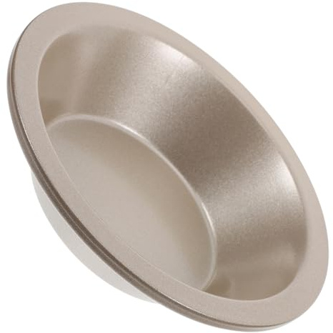 TOPPERFUN Stampo Per Dolci Rotondo in Acciaio Al Carbonio Teglia Da Forno Antiaderente Teglie Per Crostate Utensile Da Cucina Per Torte e Pane