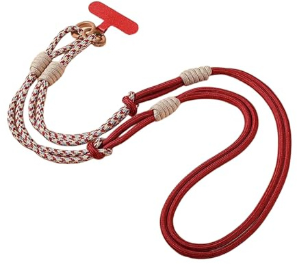 MyGiGi Braided Phone Crossbody Lanyard, Adjustable Neck and Wrist Strap with Quick Release Compatible with Most Smartphones