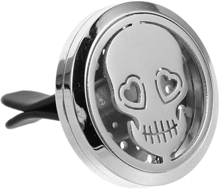 HAPINARY Auto Duftclip mit Schädel Design Aromadiffusor für Auto und Innenraumdekoration Effizienter Duftspender für Angenehme im Fahrzeug und Zuhause