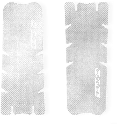 Fauhapyway Bielas de bicicleta Película protectora de manivela de bicicleta Pegatinas anticolisión Cinta de protección de marco de montaña Negro Transparente 2pcs 145.5cm(Pegatinas de manivela