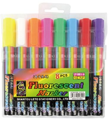 YPBEW 8 Stück löschbare fluoreszierende Marker, wasserlösliche Kreidemarker, schnell trocknende Tinten auf Wasserbasis für elektrische Acryl LED Boards, löschbare elektronische Kreidemarker