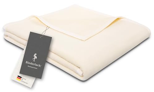 biederlack® Flauschige Kuscheldecke Pure Cotton, Couch-Decke in 150x200 cm | Made in Germany, schöne Sofadecke, Wohndecke aus 100% Baumwolle, warme Baumwolldecke, OEKO-TEX Made in Green