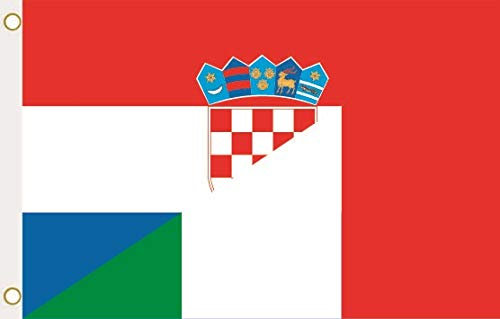 U24 Flagge Fahne Kroatien-Italien 90 x 150 cm