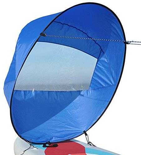 42 '' Windpaddel gegen den Wind Instant-Popup Kajak Segel, Kajak Wind Segel, Tragbar Kanus Popup Downwind Segel Kit Kajak Zubehör Für Schlauchboote Kajaks Kanus Einfaches Setup Mit Tragetasche