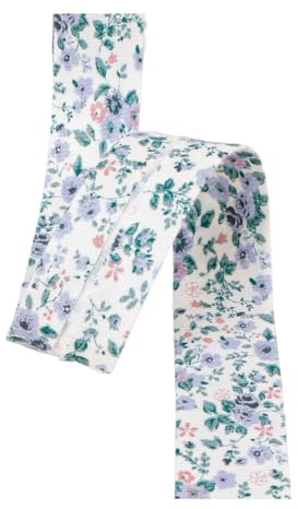 MYMERCERIE Schrägband Blumen Stoff Gots Blau Lavendel 20 mm Meterware