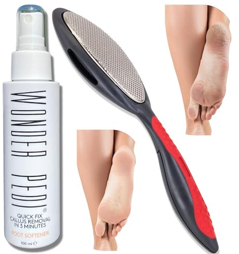 Wonder Pedi Lima per piedi bifacciale – Made in Germany – Scrubber piedi e ammorbidente per piedi rimozione calli.