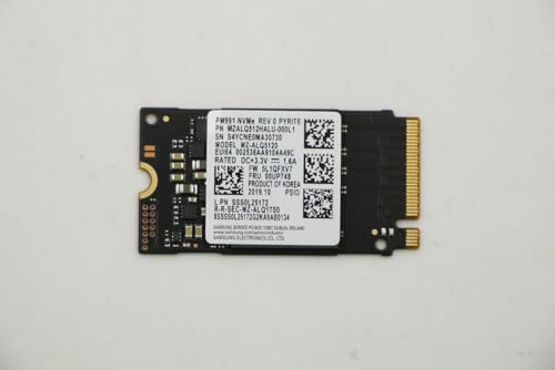 512GB M.2 2242 NVMe - solid-state drive - Warranty: 6M