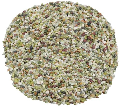 Ghiaia per acquario, ciottoli paesaggistici, rocce di fiume, ciottoli ornamentali decorativi, pietre ornamentali da giardino, riempitivo per la decorazione della casa, aiuole di fiori, vasi e piante