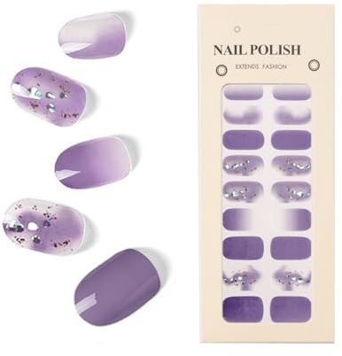 NAILDOKI Nagelfolie, Nagelsticker Nagelkunst Sticker Nail art Selbstklebend, Maniküre Sticker Schöne Mode DIY Dekoration Nail Foil (B4-05)