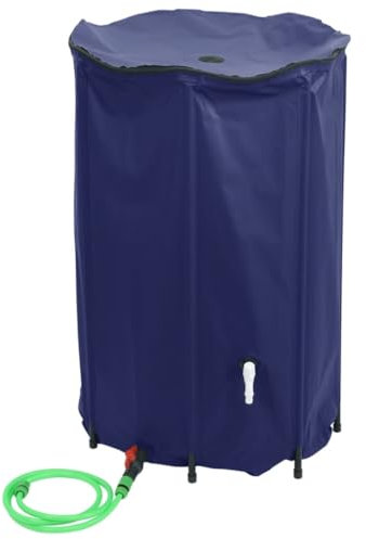 Gecheer Serbatoio Acqua con Rubinetto Pieghevole,Contenitore di Acqua da Giardino,Serbatoio Cisterna Recupero Acqua Piovana,Pieghevole,Serbatoio Acqua Pieghevole,1000 L in PVC